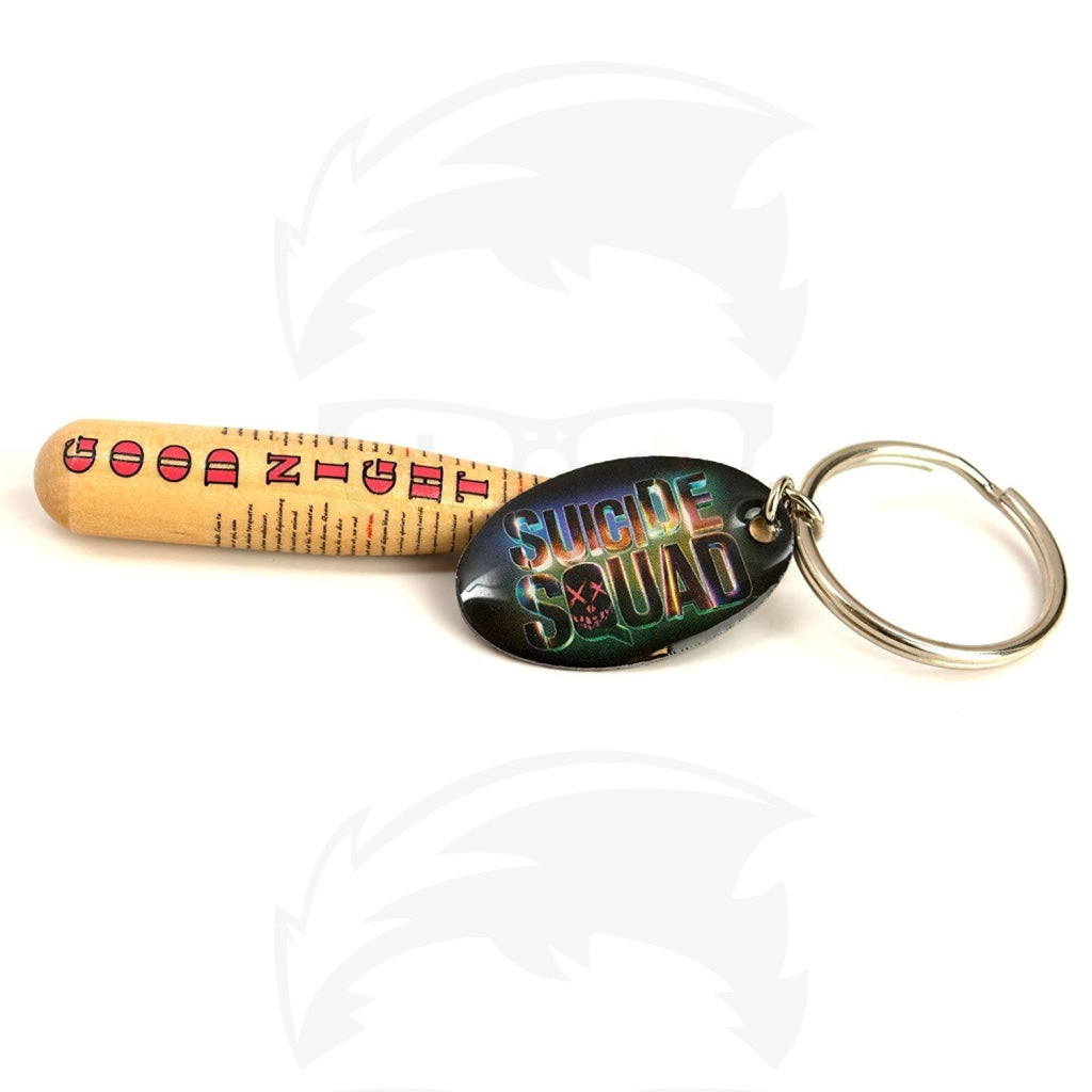 Quantum Mechanix Harley Quinns Goodnight Bat Key Chain Quantum Mechanix Harley Quinns Goodnight Bat Key Chain